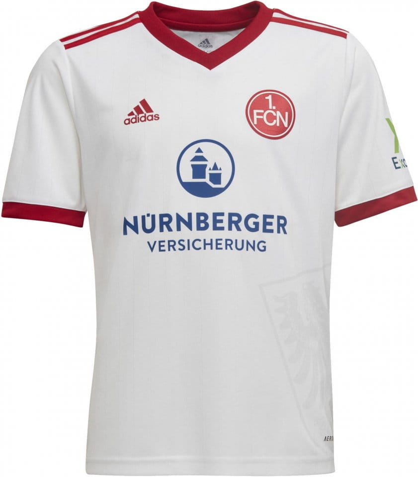 Dětský dres s krátkým rukávem adidas 1. FC Nürnberg 2021/22, hostující