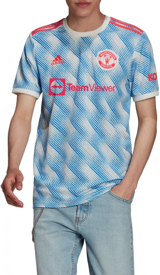 Pánský dres s krátkým rukávem adidas Manchester United FC 2021/22, hostující
