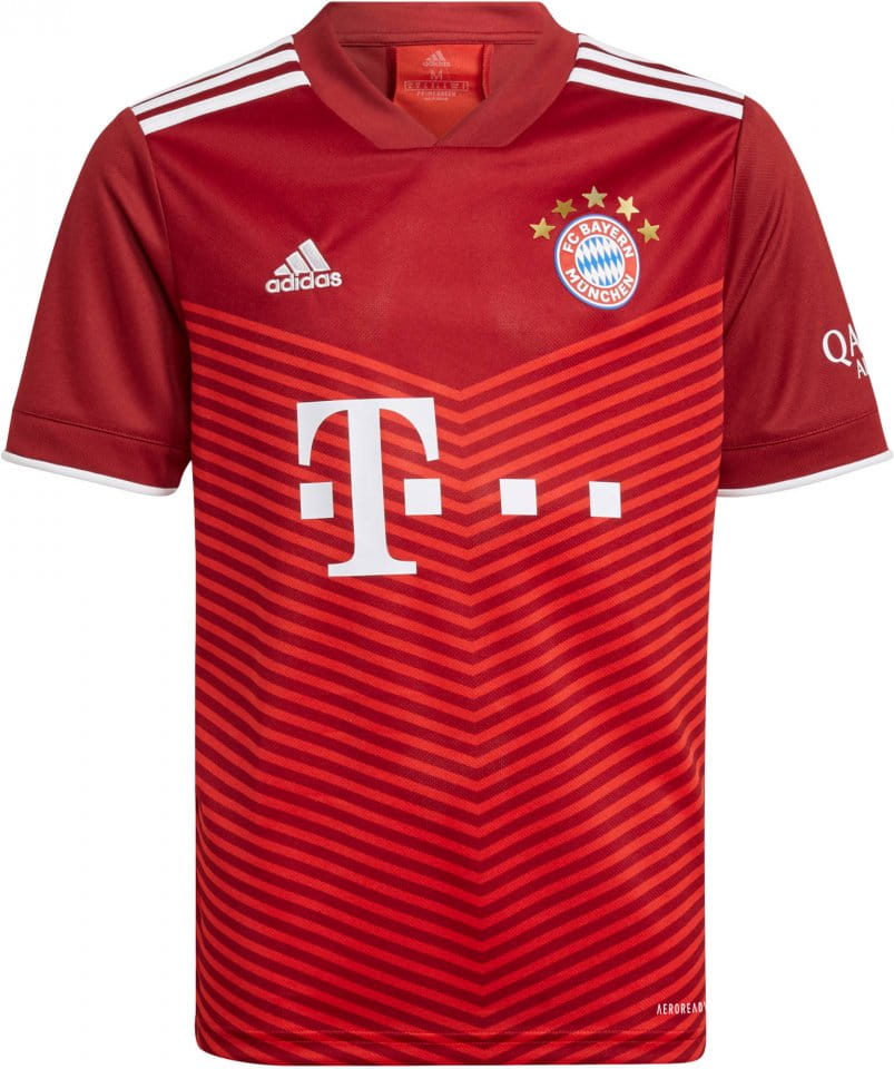 Dětský dres s krátkým rukávem adidas FC Bayernu Mnichov 2021/22, domácí