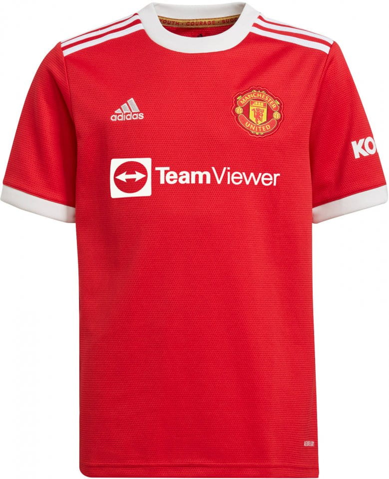 Dětský domácí fotbalový dres s krátkým rukávem adidas Manchester United FC 2021/22