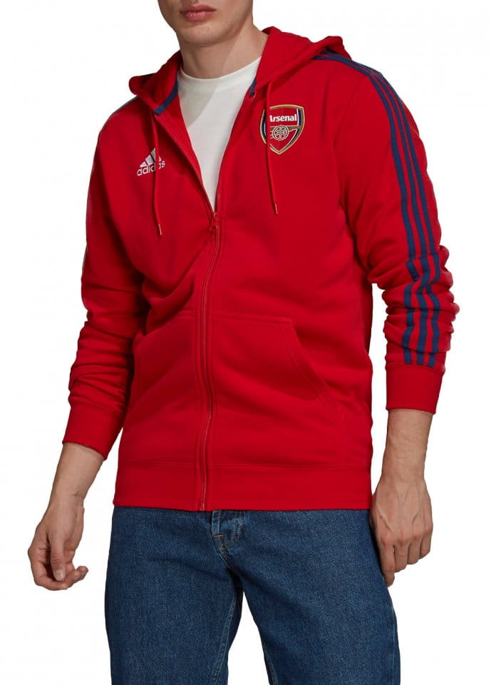 Pánská mikina s kapucí adidas Arsenal 3-Stripes