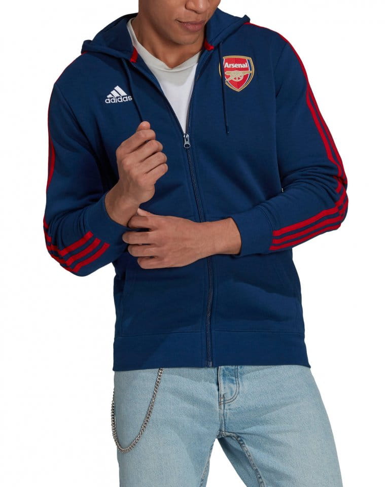Pánská mikina s kapucí adidas Arsenal 3-Stripes