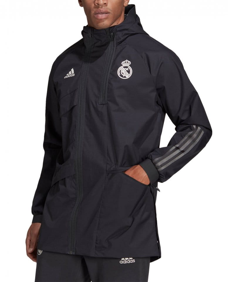 Pánská bunda s kapucí adidas Real Madrid Travel