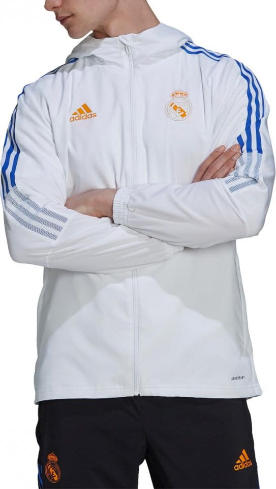 Pánská tréninková bunda s kapucí adidas Real Madrid 21/22