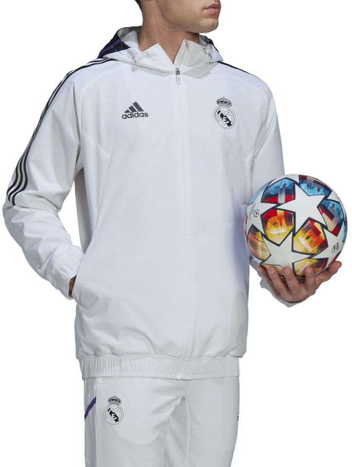 Pánská bunda s kapucí adidas Real Madrid All-Weather