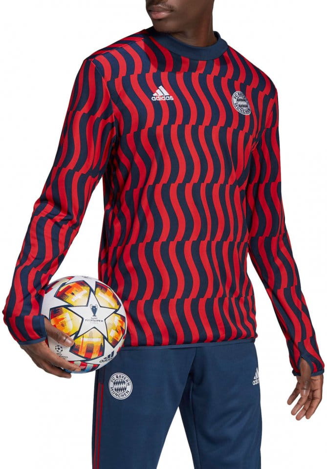 Pánský fotbalový top s dlouhým rukávem adidas FC Bayern Mnichov Warm