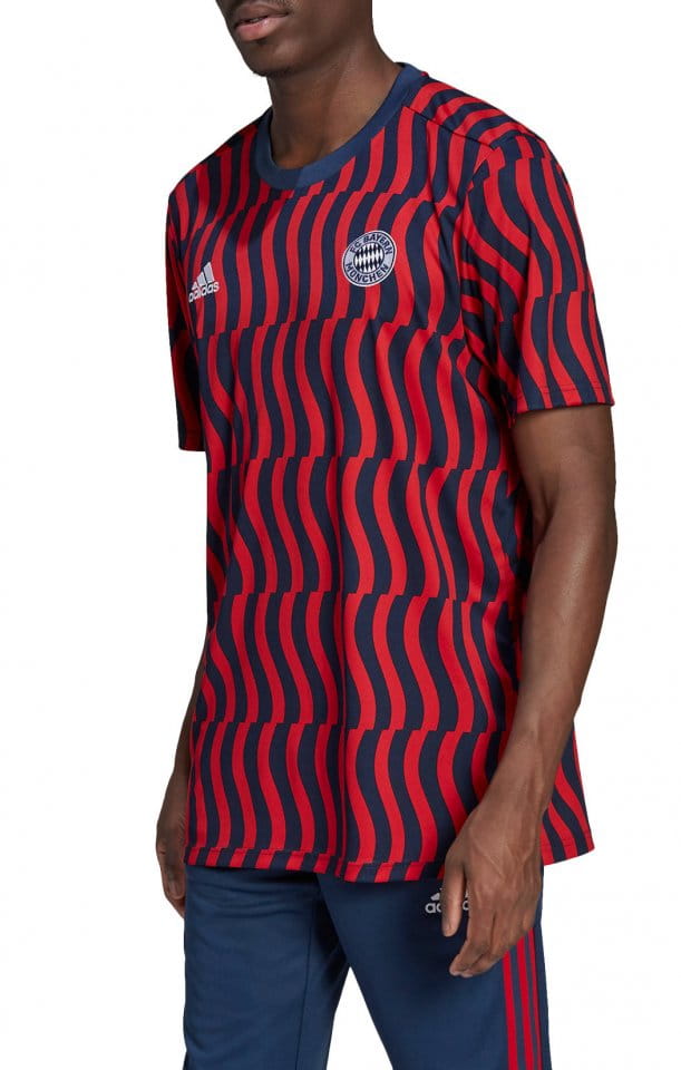 Pánský předzápasový dres s krátkým rukávem adidas FC Bayern Prematch