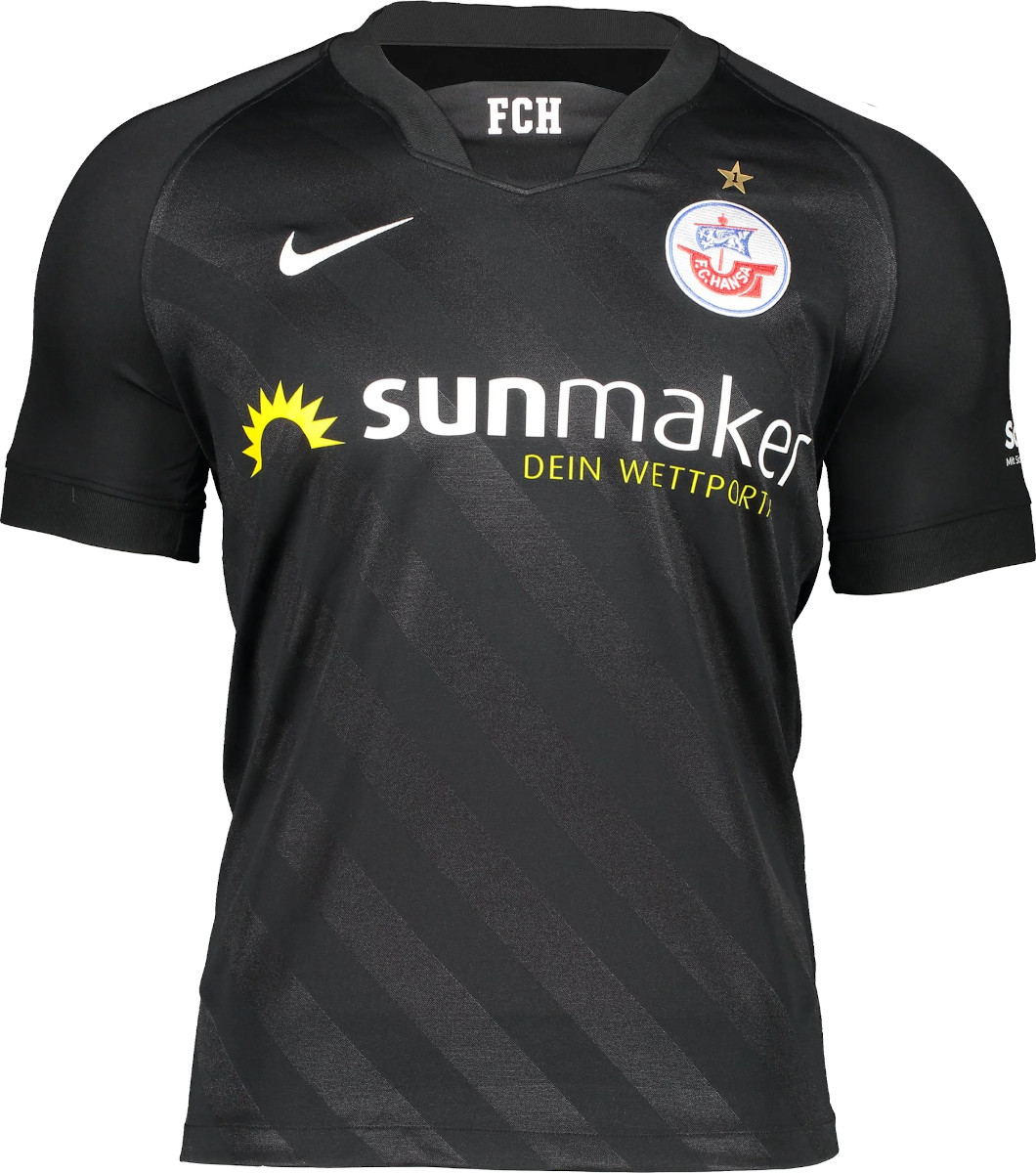 Pánský venkovní fotbalový dres s krátkým rukávem Nike FC Hansa Rostock Stadium 2020/21 ...